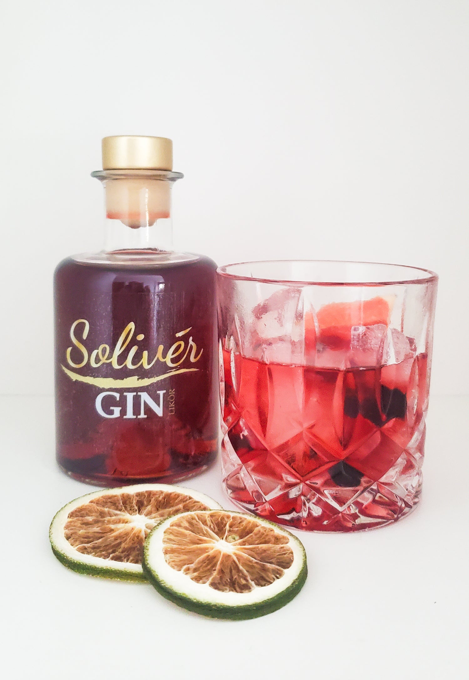 Bratapfel Gin-Likör und Brombeer Gin-Likör | Solivér Gin Likör